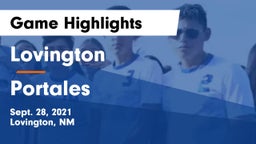Lovington  vs Portales Game Highlights - Sept. 28, 2021