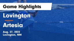 Lovington  vs Artesia  Game Highlights - Aug. 27, 2022