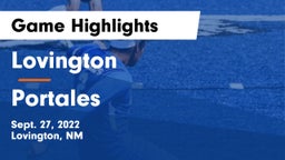 Lovington  vs Portales Game Highlights - Sept. 27, 2022