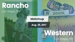 Matchup: Rancho  vs. Western  2017