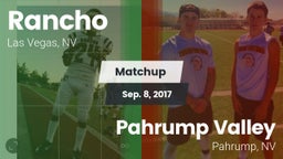 Matchup: Rancho  vs. Pahrump Valley  2017