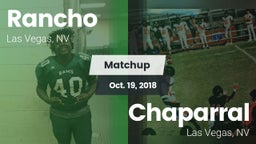 Matchup: Rancho  vs. Chaparral  2018