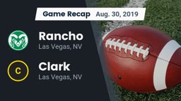 Recap: Rancho  vs. Clark  2019