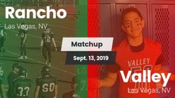 Matchup: Rancho  vs. Valley  2019