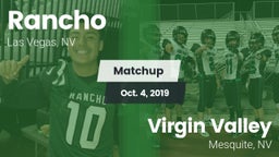 Matchup: Rancho  vs. ****** Valley  2019