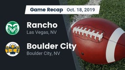 Recap: Rancho  vs. Boulder City  2019