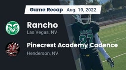 Recap: Rancho  vs. Pinecrest Academy Cadence 2022