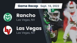Recap: Rancho  vs. Las Vegas  2022