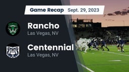 Recap: Rancho  vs. Centennial  2023