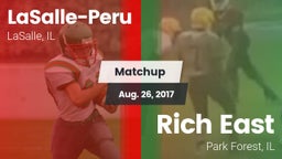 Matchup: LaSalle-Peru High vs. Rich East  2017
