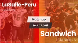 Matchup: LaSalle-Peru High vs. Sandwich  2019