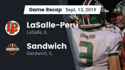 Recap: LaSalle-Peru  vs. Sandwich  2019
