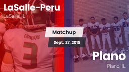 Matchup: LaSalle-Peru High vs. Plano  2019