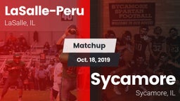 Matchup: LaSalle-Peru High vs. Sycamore  2019