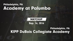 Matchup: Academy at Palumbo H vs. KIPP DuBois Collegiate Academy  2016