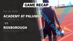 Recap: Academy at Palumbo  vs. Roxborough  2016