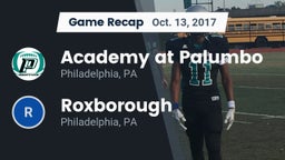 Recap: Academy at Palumbo  vs. Roxborough  2017