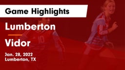 Lumberton  vs Vidor  Game Highlights - Jan. 28, 2022