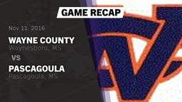Recap: Wayne County  vs. Pascagoula  2016