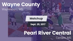 Matchup: Wayne County High vs. Pearl River Central  2017