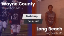 Matchup: Wayne County High vs. Long Beach  2017