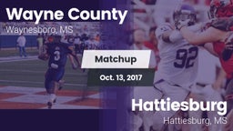 Matchup: Wayne County High vs. Hattiesburg  2017