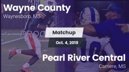 Matchup: Wayne County High vs. Pearl River Central  2019