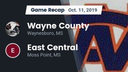 Recap: Wayne County  vs. East Central  2019
