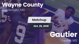 Matchup: Wayne County High vs. Gautier  2019