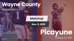 Matchup: Wayne County High vs. Picayune  2019