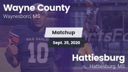Matchup: Wayne County High vs. Hattiesburg  2020