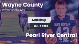Matchup: Wayne County High vs. Pearl River Central  2020