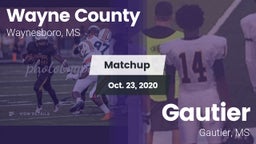 Matchup: Wayne County High vs. Gautier  2020