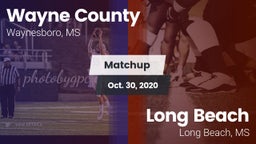 Matchup: Wayne County High vs. Long Beach  2020