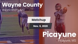 Matchup: Wayne County High vs. Picayune  2020