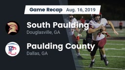 Recap: South Paulding  vs. Paulding County  2019