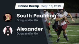 Recap: South Paulding  vs. Alexander  2019