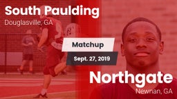 Matchup: South Paulding High vs. Northgate  2019