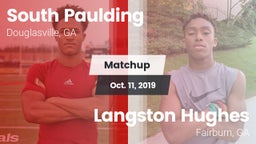 Matchup: South Paulding High vs. Langston Hughes  2019