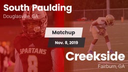 Matchup: South Paulding High vs. Creekside  2019