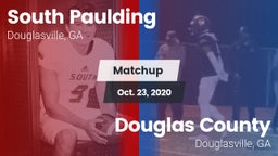 Matchup: South Paulding High vs. Douglas County  2020