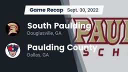 Recap: South Paulding  vs. Paulding County  2022