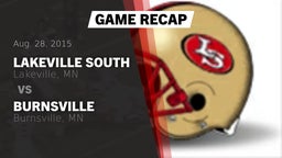 Lakeville South football highlights Recap: Lakeville South  vs. Burnsville  2015