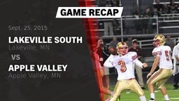 Recap: Lakeville South  vs. Apple Valley  2015