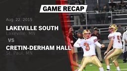 Lakeville South football highlights Recap: Lakeville South  vs. Cretin-Derham Hall  2015