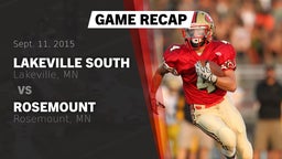 Recap: Lakeville South  vs. Rosemount  2015