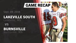 Recap: Lakeville South  vs. Burnsville  2016