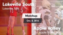 Matchup: Lakeville South vs. Apple Valley  2016