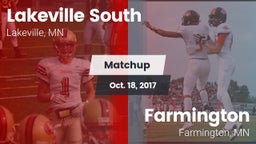 Matchup: Lakeville South vs. Farmington  2017