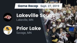 Recap: Lakeville South  vs. Prior Lake  2019